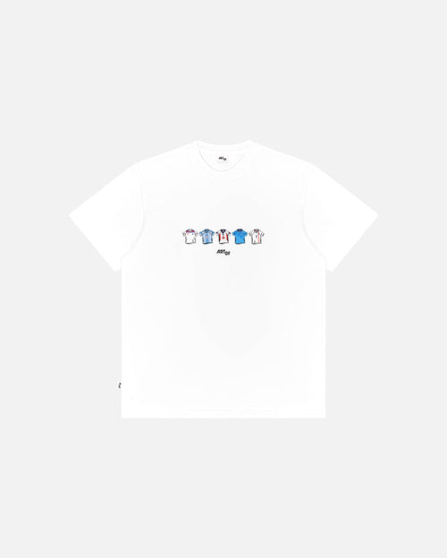 ART OF God Save The Classics Tee | White Graphic Football T-shirt