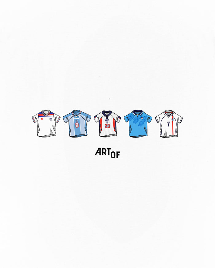 ART OF God Save The Classics Tee | White Graphic Football T-shirt