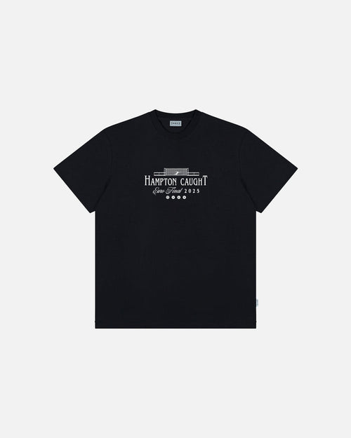 ART OF Hampton Caught Tee | Black Graphic Woman's Football T-shirt