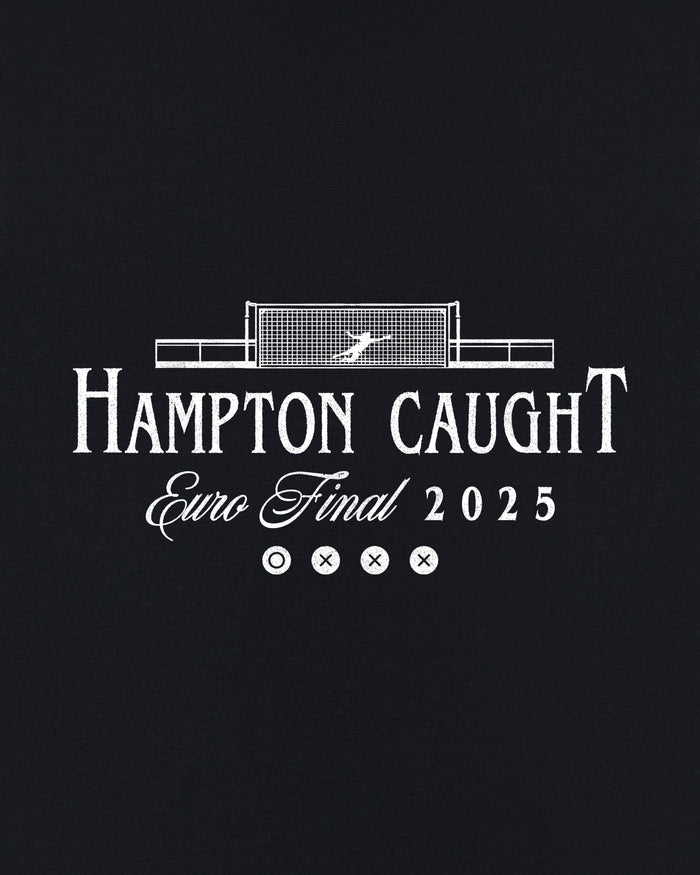 ART OF Hampton Caught Tee | Black Graphic Woman's Football T-shirt