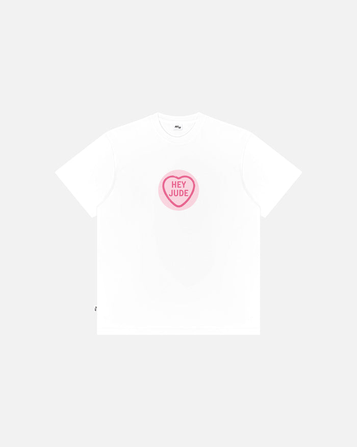 ART OF Hey Jude Tee | England White Graphic Football T-shirt