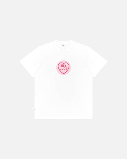 ART OF Hey Jude Tee | England White Graphic Football T-shirt