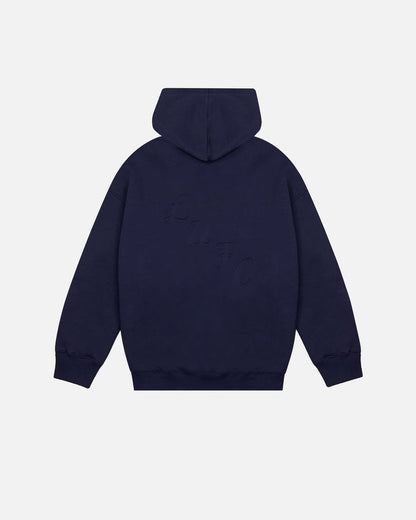 ART OF Leeds United Zip Through Hoodie | LUFC Debossed Football Sweat