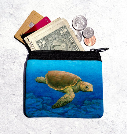 Loggerhead Turtle Coin Bag