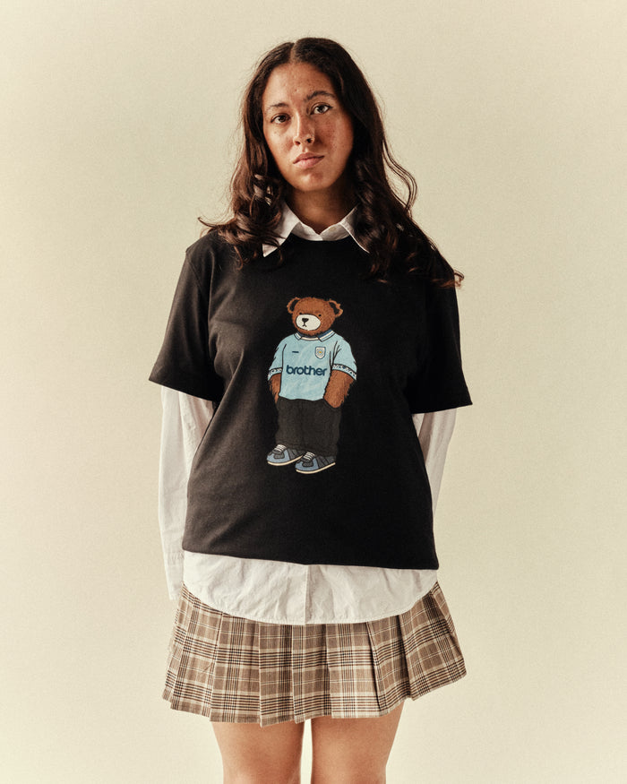 ART OF x City Home Pickles Tee | MCFC Black Graphic Football T-shirt