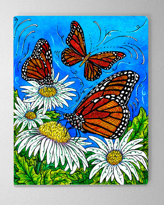 Monarchs Aluminum Wall Art