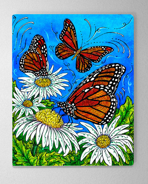 Monarchs Aluminum Wall Art