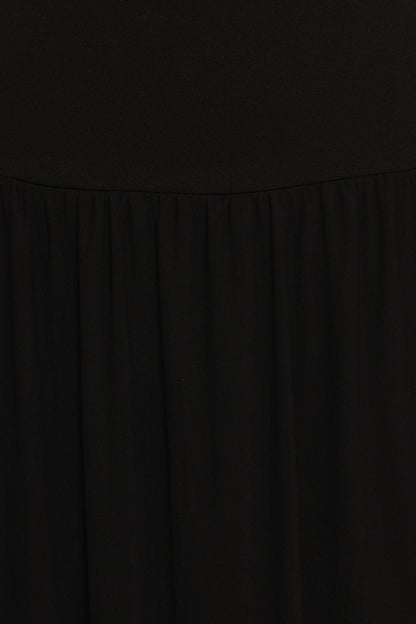 Caitie Midi Dress - Black