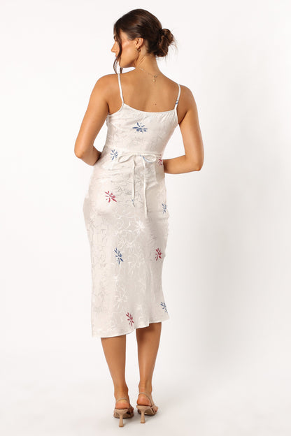 Rosa Midi Dress - White