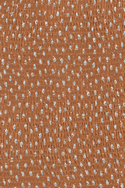 Sara Midi Dress - Brown Floral
