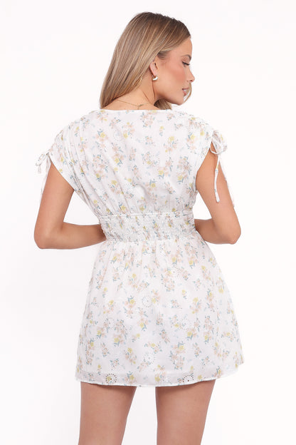 Wendi Ruffle Mini Dress - Floral