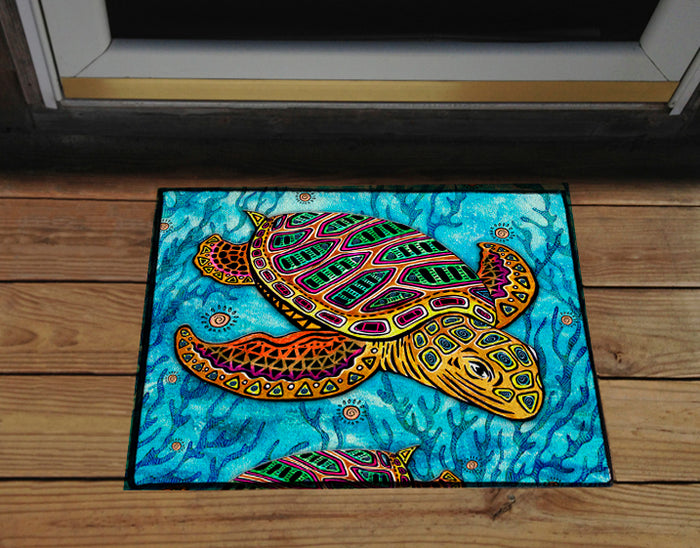 Primitive Loggerhead Door Mat