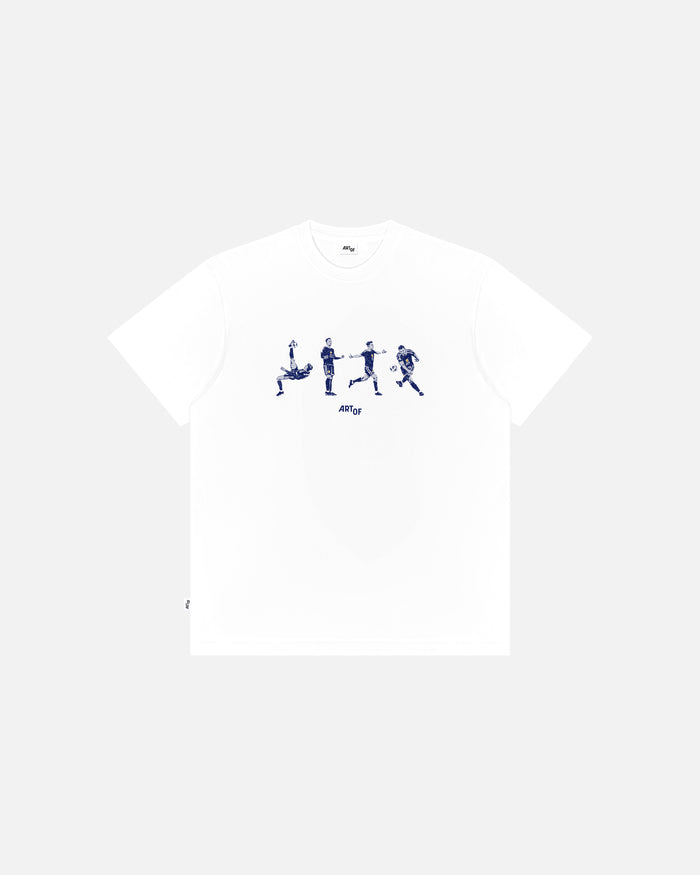 ART OF Scotland We'll Be Coming Tee | AOF White Football T-shirt