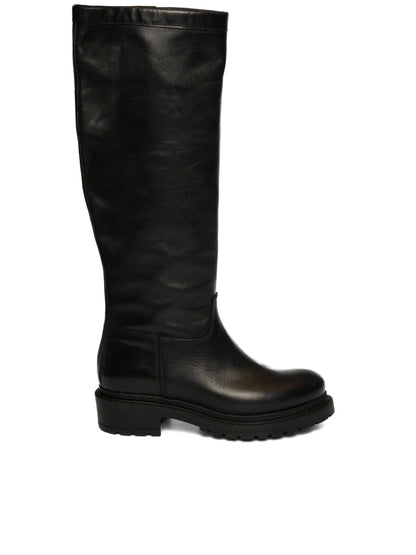 UP44 Stivale pelle nero MA672 VIT-NERO