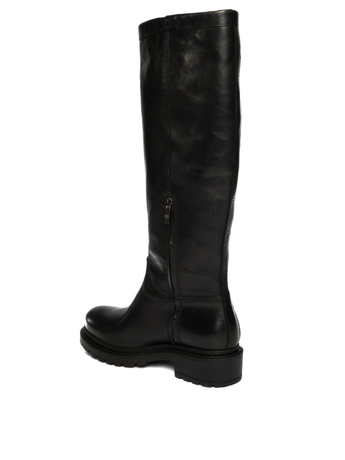 UP44 Stivale pelle nero MA672 VIT-NERO