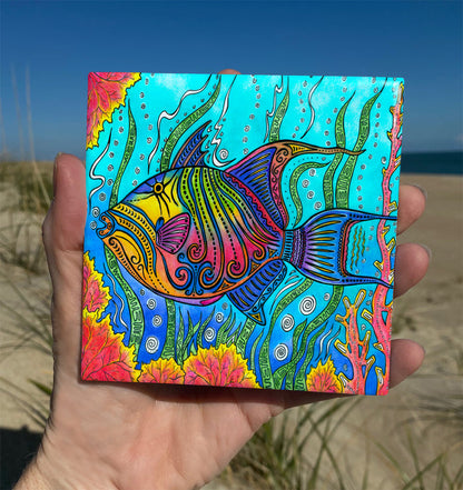Triggerfish Ceramic Tile