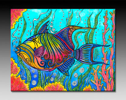 Triggerfish Ceramic Tile