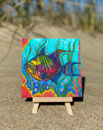 Triggerfish Ceramic Tile