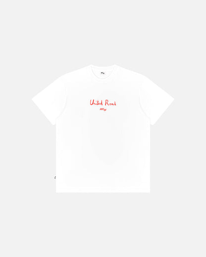 ART OF United 12th Man Tee | MUFC White Graphic Football T-shirt