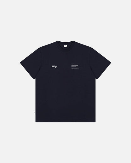 ART OF x Wolves Gallery Tee | Navy Graphic Football T-shirt