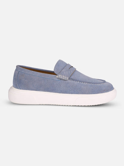 Women's Blue Casual Slip On (IU1017)