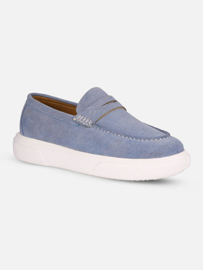 Women's Blue Casual Slip On (IU1017)