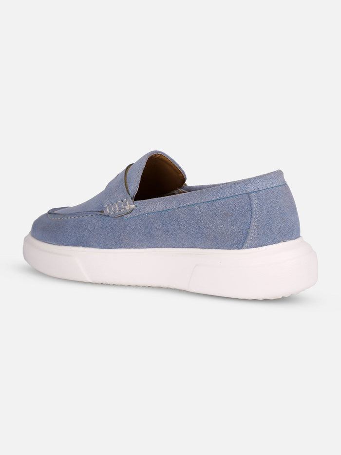 Women's Blue Casual Slip On (IU1017)