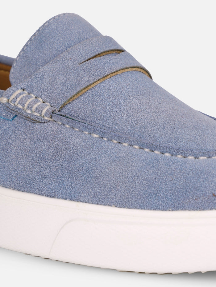 Women's Blue Casual Slip On (IU1017)