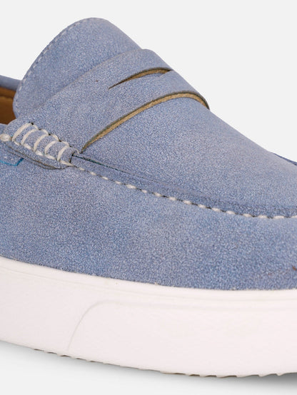 Women's Blue Casual Slip On (IU1017)